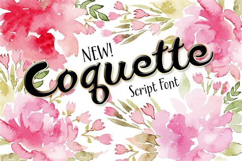 Coquette (2446) | Script | Font Bundles