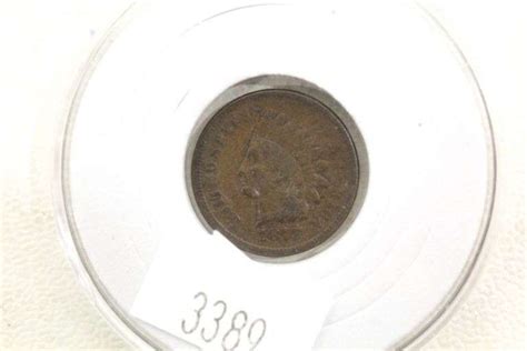 1877 Indian Head Penny , Unusually good grade , key date - Bunting ...