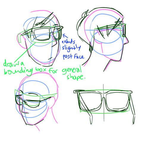 multifandom artist — Hey! Can you help with drawing glasses? They're...