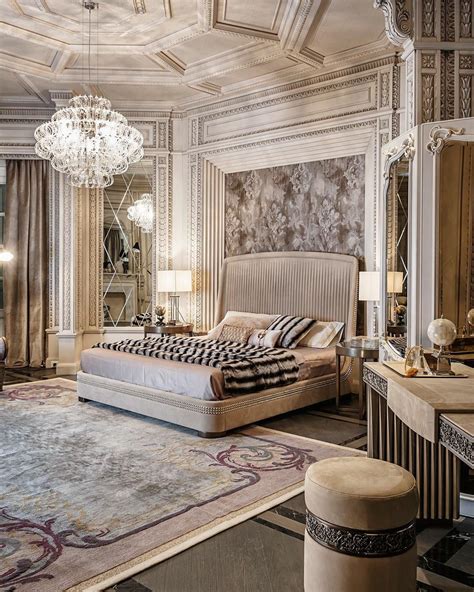 Neoclassical And Art Deco Features In Two Luxurious Interiors | Luxurious bedrooms, Luxury ...
