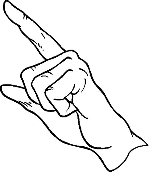 Finger Pointing Drawings - ClipArt Best