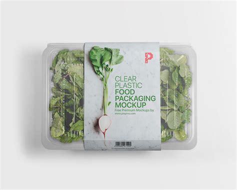 Free Clear Plastic Food Packaging Mockup – FreeMockup