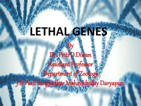 lethal genes | PPT