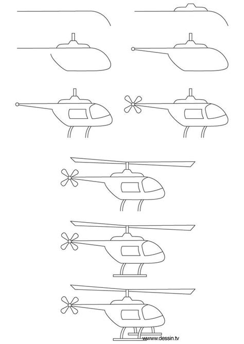 Draw Helicopter Step By Step at Drawing Tutorials