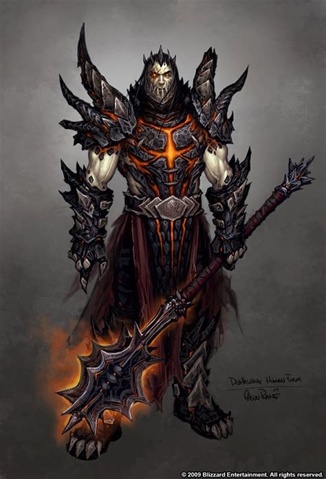 Deathwing Human form | Warcraft art, Warcraft