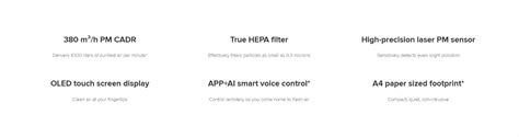 Mi Smart Air Purifier 3H (Healthy Home) Supports Alexa and Google ...