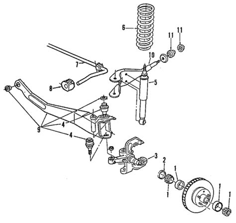 OEM 1991 Ford Explorer Front Suspension Parts - BlueSpringsFordParts.com