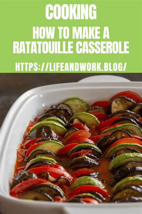 How To Make A Ratatouille Casserole