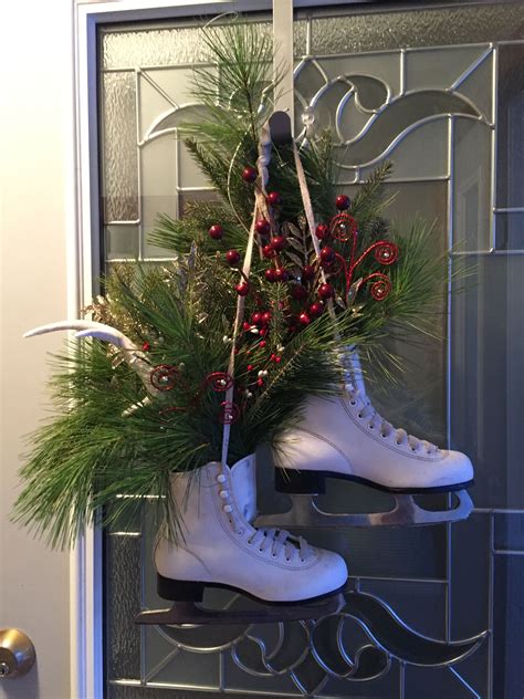 Holiday Ice Skate Decoration #Christmas #DIY #IceSkate #PineTree ...