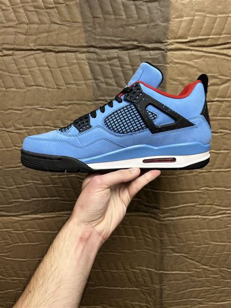 Travis Scott Jordan 4s - in had pics/review : r/sneakerreps