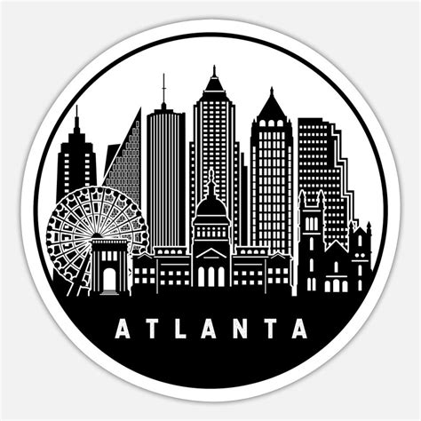 Atlanta skyline Cut Out Stock Images & Pictures - Alamy - Clip Art Library