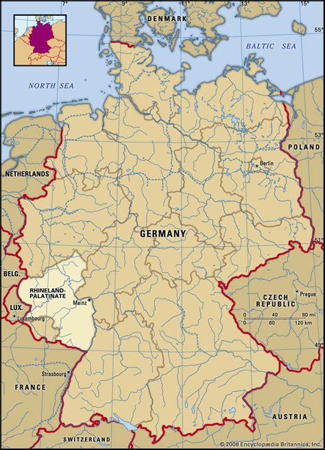 Rhineland Palatinate Germany Map - Elyssa Mirabella