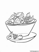 Fruit Salad Coloring Page At GetColoringscom  Free Printable sketch template