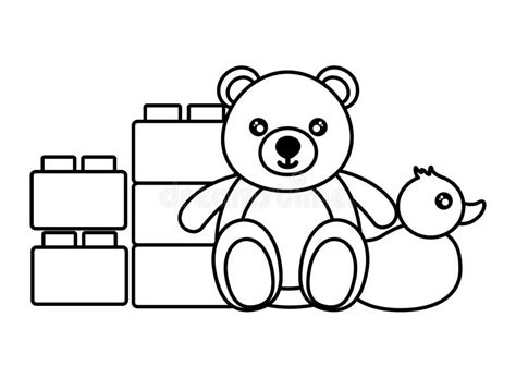 Baby Toys White Cartoon Icon Stock Vector - Illustration of equipment, cartoon: 60267442