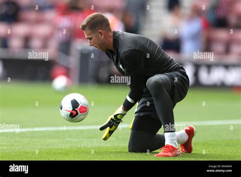 Liverpool goalkeeper adrian warming up hi-res stock photography and images - Alamy