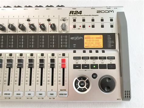 Zoom R24 Digital Multi Track Recorder w/ Peter Erskine & Big Fish Drum Loopst - Electric Denim ...