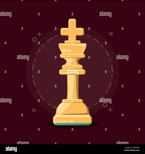 chess board design with king piece over red background, colorful design ...