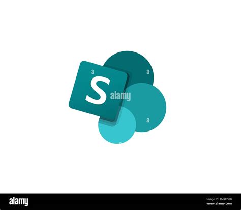 SharePoint, rotated logo, white background B Stock Photo - Alamy