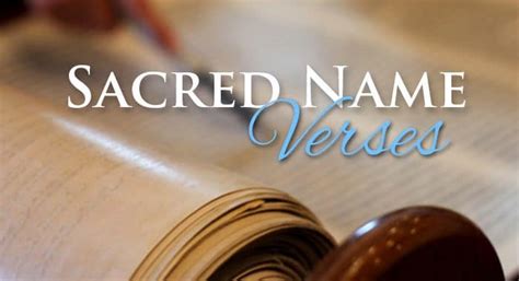 Scriptures About Using the Name Yahweh - Yahweh's Restoration Ministry