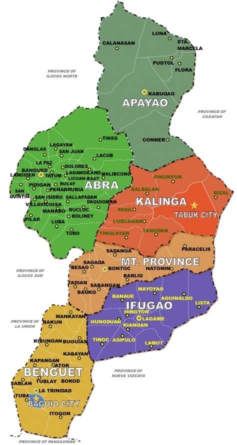 File:Cordillera admininistrative region map.jpg - Philippines