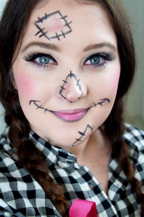 DIY Scarecrow Halloween Makeup Tutorial | Scarecrow halloween makeup ...