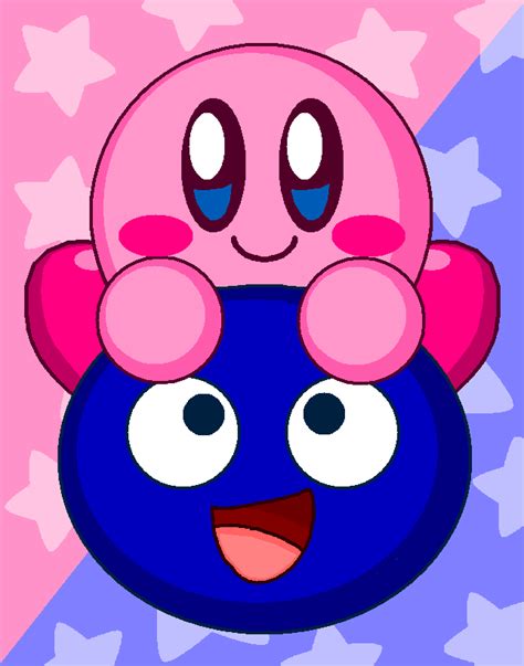 Kirby and Gooey (Remake) by cuddlesnam on DeviantArt