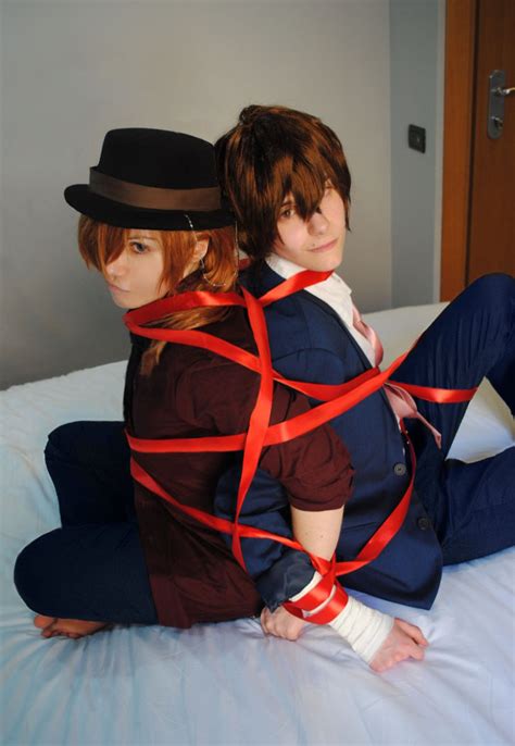 Soukoku cosplay - Dazai Osamu x Nakahara Chuuya by the-crimson-world on ...