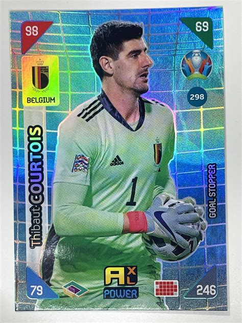 298 Thibaut Courtois Goal Stoppers (Belgium) Euro Adrenalyn XL 2020 ...