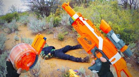 Nerf War: Gun Game 4 - Airsoft Factory