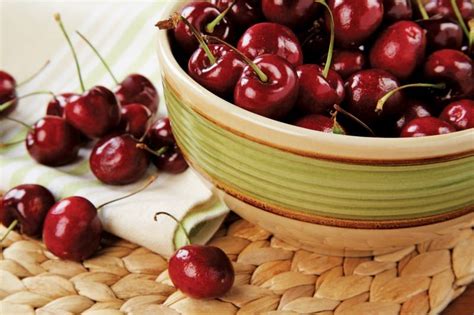 Bowl of Bing Cherries - Prepared Food Photos, Inc.