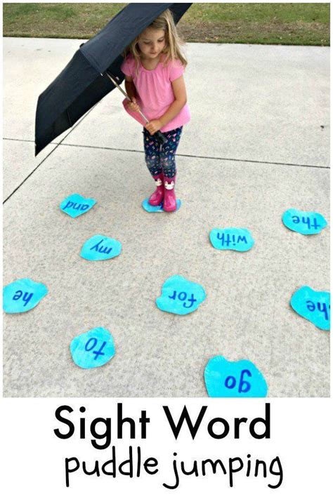 Puddle Jumping Sight Word Game - Fantastic Fun & Learning | Kindergarten learning, Sight words ...