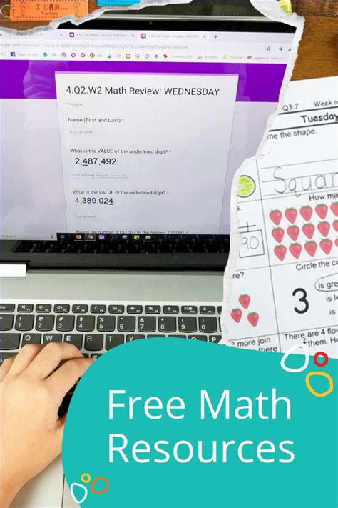 FREE Math Resources for Teachers | Free math resources, Free math, Math ...