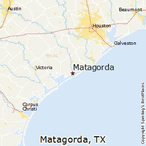 Matagorda Beach Map