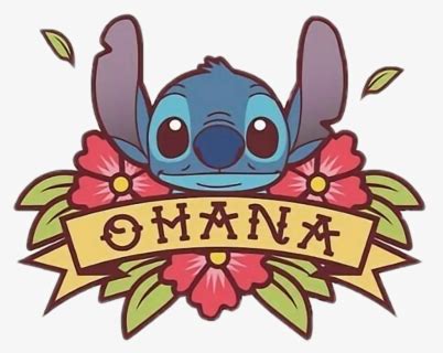 #stitch #ohana #disney #aesthetics - Stitch Ohana Sticker , Free Transparent Clipart - ClipartKey