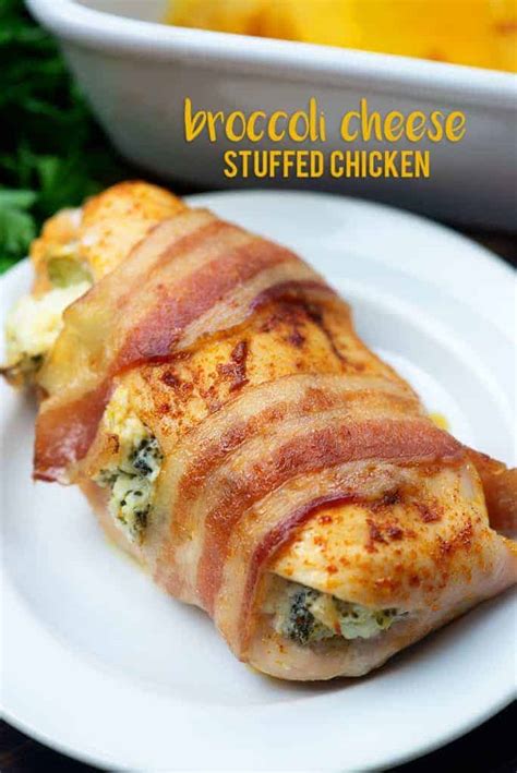 Broccoli Stuffed Chicken - That Low Carb Life