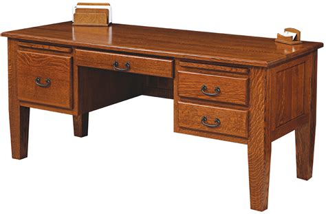 American Mission Computer Desk - Brandenberry Amish Furniture