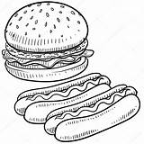 Cheeseburger Coloring Pages sketch template