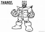 Thanos Coloring Pages From Marvel Avengers  Free Printable sketch template