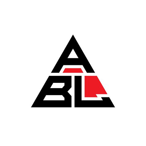 ABL triangle letter logo design with triangle shape. ABL triangle logo ...