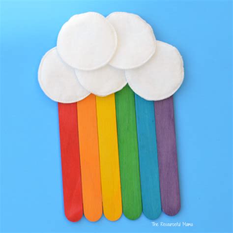 Rainbow Popsicle Stick Craft