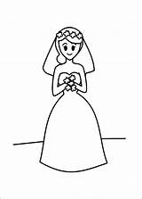 Collection Of Bride Coloring Pages  Free Printable sketch template