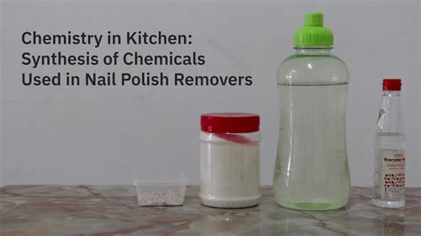 CIK: Synthesising Chemicals Used in Nail Polish Remover - YouTube