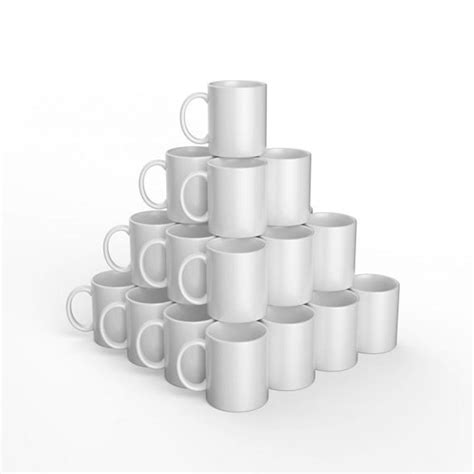 Tasses de céramique blanc Cricut - 15 oz/450 ml (36 unités) à personnaliser avec Infusible Ink