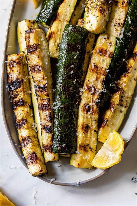 Grilled Zucchini with Parmesan and Herbs – WellPlated.com