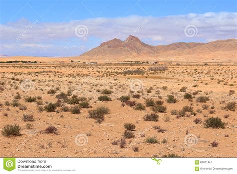 Arid valley in Morocco stock image. Image of valley, desert - 68821441