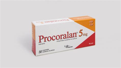 PROCORALAN 5 MG COMPRIMIDOS RECUBIERTOS CON PELICULA , 56 comprimidos.