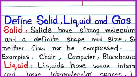 Examples Of Solids, Liquids And Gases In English, 53% OFF