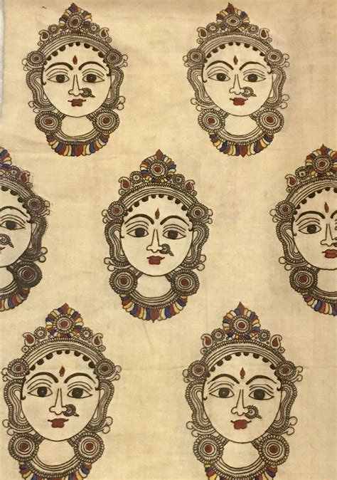 Pin by Aahana Crafts Private Limited on Kalamkari Hand Painting | Rock painting patterns, Folk ...