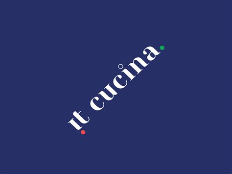 it cucina - Italian restaurant by VRLN on Dribbble