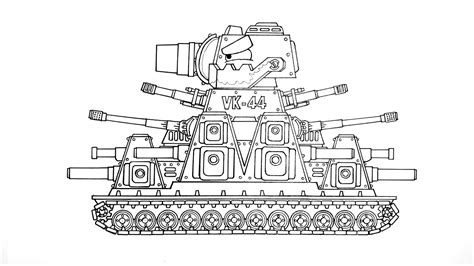 Tank Kv 44 Coloring Page Coloring Pages For Boys Colo - vrogue.co